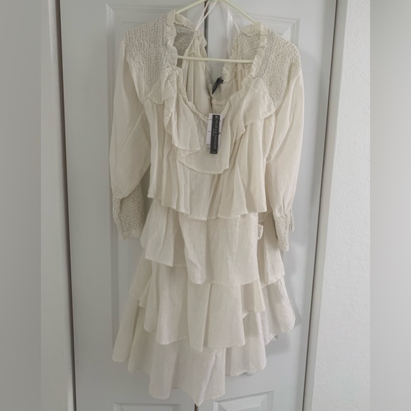 NWT Chelsea & Theodore Tiered Dress - Picture 4 of 5